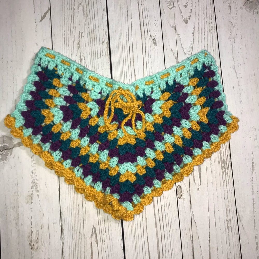 Boho Crochet Cheeky Booty Shorts S/M